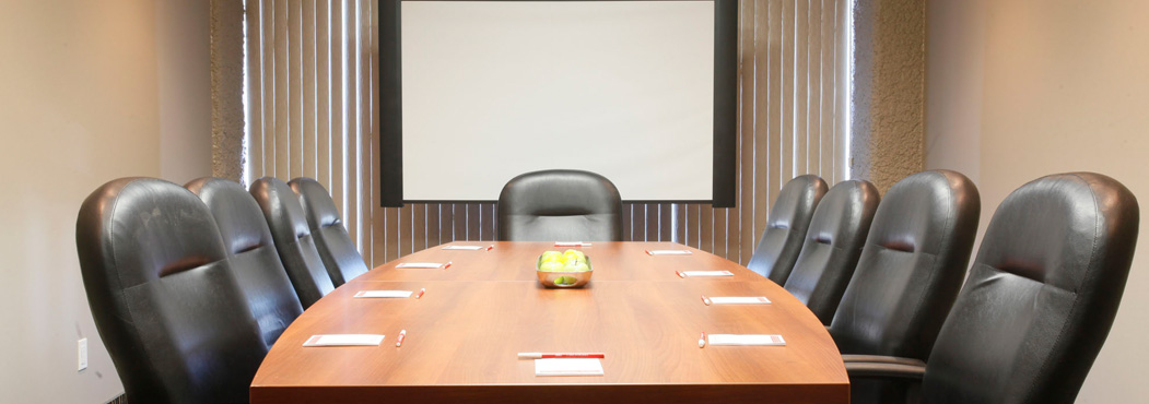 Fort St. John meeting rooms using a Boardroom layout at the Stonebridge Hotel